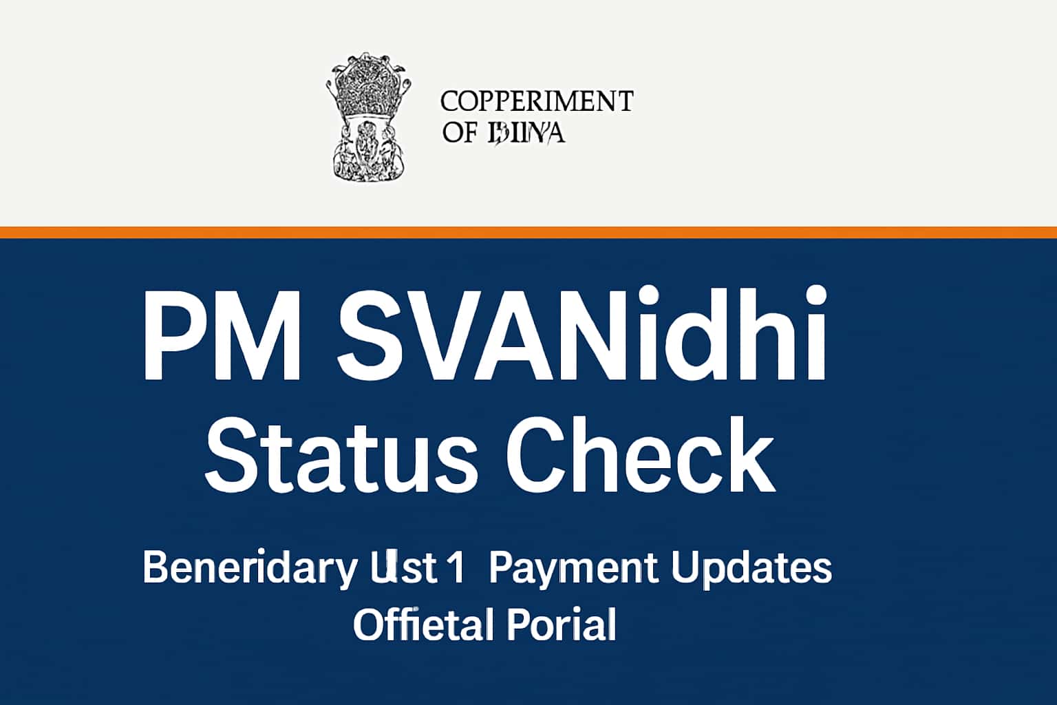 PM SVANidhi Status Check | Beneficiary List, Payment Updates, Official Portal